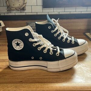 Platform high top converse